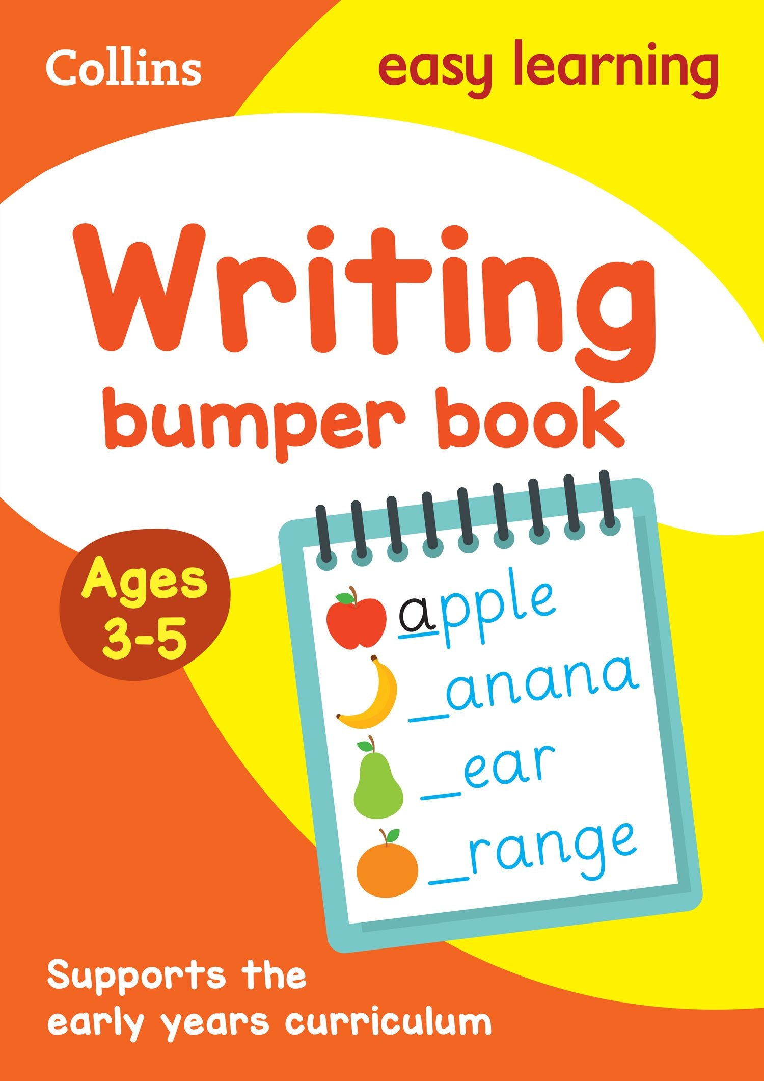 Collins Easy Learning Preschool - Writing Bumper Book Ages 3-5: Ideal