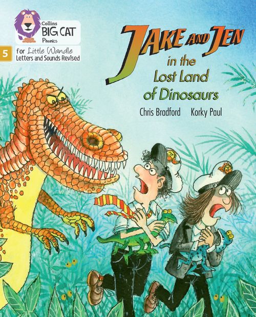 Jake and Jen in the Lost Land of Dinosaurs by Chris Bradford – Collins