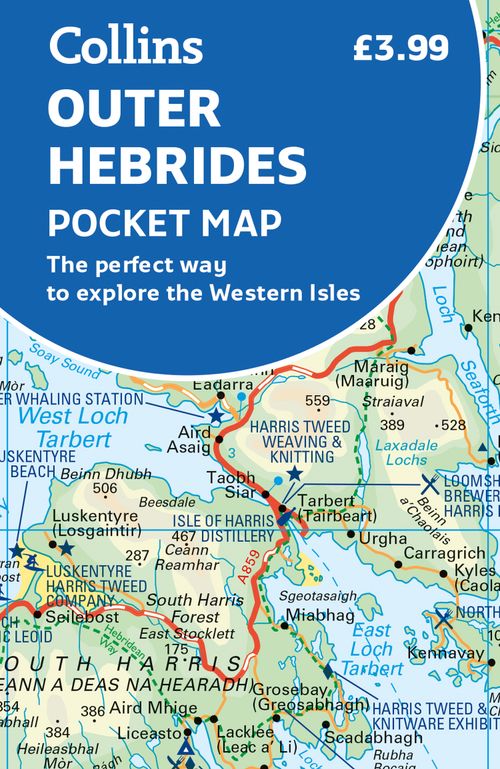 Outer Hebrides Pocket Map by Collins