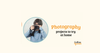 Photography projects to try at home