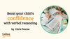 How can you boost your child’s confidence with verbal reasoning?