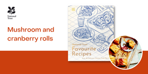 Mushroom and cranberry rolls