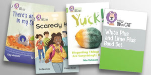 Collins Big Cat White Plus and Lime Plus Books