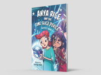 The cover of 'Anya Rice and the Slice Device' by Gareth P Jones.