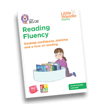 Big Cat for Little Wandle Fluency catalogue cover.