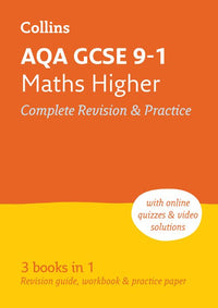 Collins GCSE Grade 9-1 Revision - AQA GCSE 9-1 Maths Higher All-in-One Complete Revision and Practice: Ideal for the 2026 and 2027 exams includes online edition, quizzes and video solutions