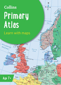 Collins School Atlases - Collins Primary Atlas: Ideal for learning at school and at home (Eighth edition)