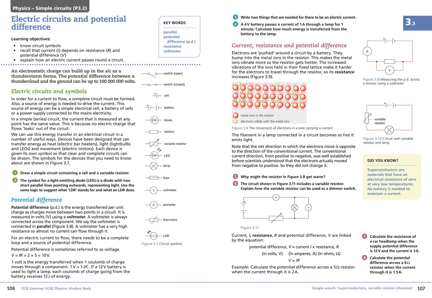 GCSE Science 9-1 - OCR Gateway GCSE Physics 9-1 Student Book – Collins