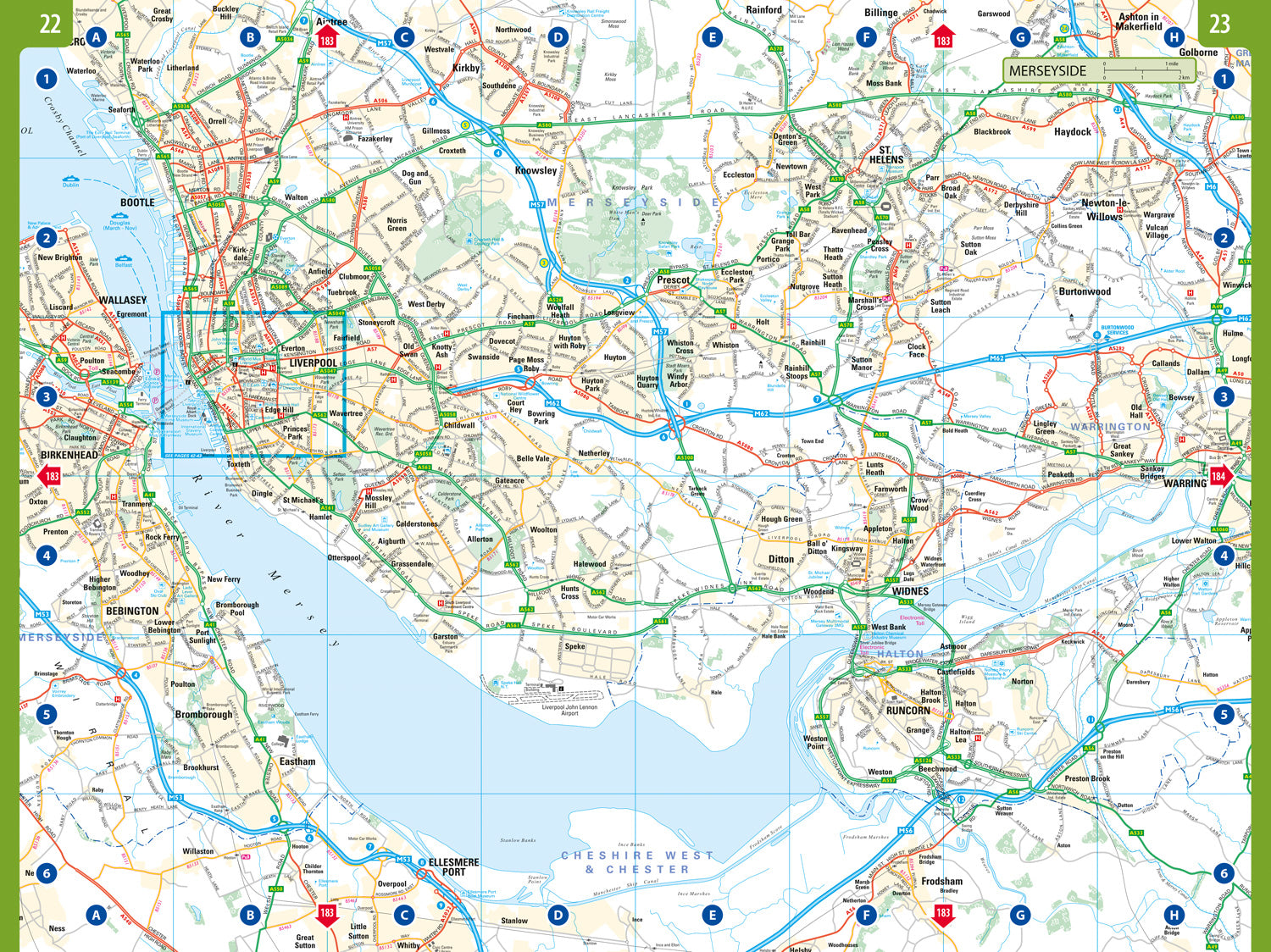 2025 Collins Essential Road Atlas Britain and Northern Ireland by