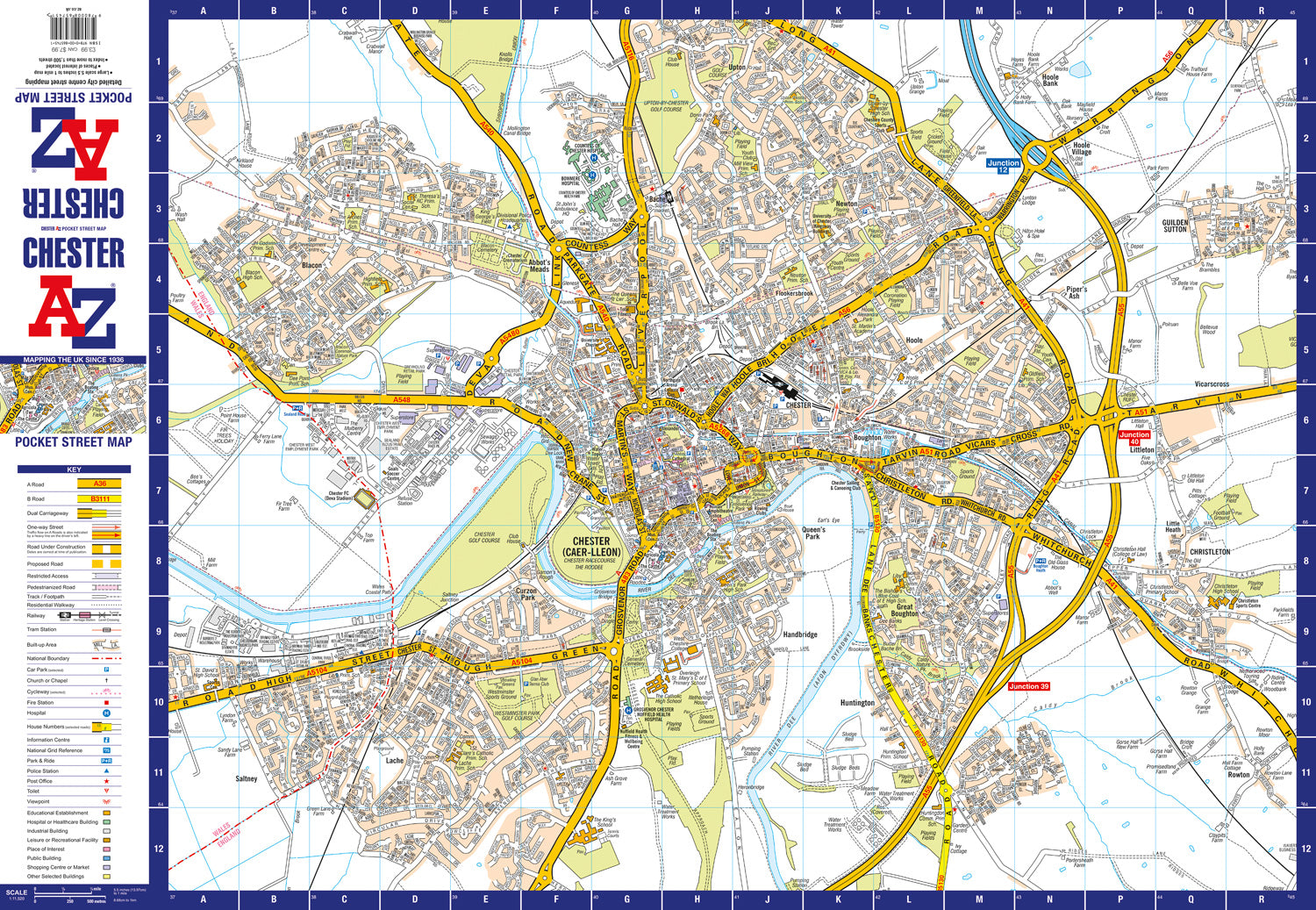 Chester A-Z Pocket Street Map: (First edition) – Collins