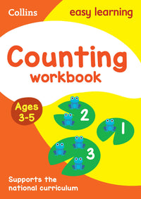 Collins Easy Learning Preschool - Counting Workbook Ages 3-5: Ideal for home learning (9780008152284)