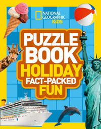 National Geographic Kids - Puzzle Book Holiday: Brain-tickling quizzes, sudokus, crosswords and wordsearches