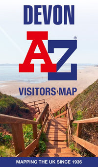 Devon A-Z Visitors Map: (Tenth edition)